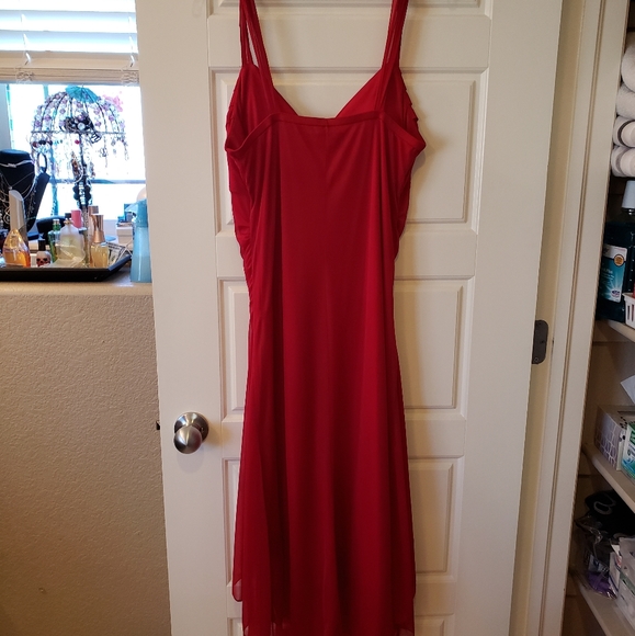 Red Party Dress - Picture 3 of 4